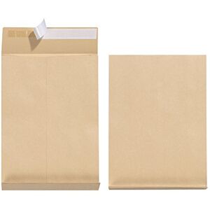 Herlitz 11290020 Faltentasche B4, haftklebend ohne Fenster mit 4 cm Falte, 100 Stück Herlitz 11290020 Faltentasche B4, haftklebend ohne Fenster mit 4 cm Falte, 100 Stück