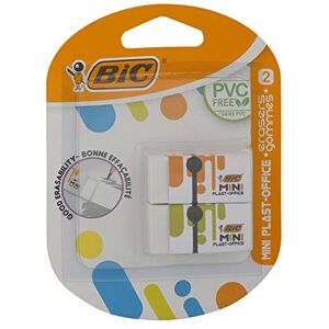 BIC Radierer MINI PLAST-OFFICE aus Kunststoff, 41 x 18.5 x 11.5 mm, Blister à 2 Stück BIC Radierer MINI PLAST-OFFICE aus Kunststoff, 41 x 18.5 x 11.5 mm, Blister à 2 Stück
