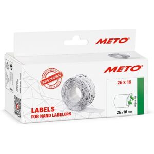 Meto Preisauszeichner Etiketten (26x16 mm, 2-zeilig, 6.000 Stück, weiß, wiederablösbar, Preisetiketten für , Contact, Sato, Avery, Tovel, Samark etc.) Meto Preisauszeichner Etiketten (26x16 mm, 2-zeilig, 6.000 Stück, weiß, wiederablösbar, Preisetiketten für , Contact, Sato, Avery, Tovel, Samark etc.)