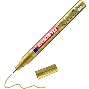 edding 780 Glanzlackmarker gold Packung mit 1 Lackmarker extra-feine Rundspitze 0,8 mm Lackstift für Glas, Stein, Holz, Kunststoff und Papier wasserfest, stark deckend, sehr dünn edding 780 Glanzlackmarker gold Packung mit 1 Lackmarker extra-feine Rundspitze 0,8 mm Lackstift für Glas, Stein, Holz, Kunststoff und Papier wasserfest, stark deckend, sehr dünn