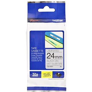 Brother 5834191 Original P-touch Schriftband TZe-M951 24 mm, schwarz auf silber (matt) (kompatibel u.a. mit P-touch P700,- 2430, -D600, -9700PC, -P750W) Brother 5834191 Original P-touch Schriftband TZe-M951 24 mm, schwarz auf silber (matt) (kompatibel u.a. mit P-touch P700,- 2430, -D600, -9700PC, -P750W)