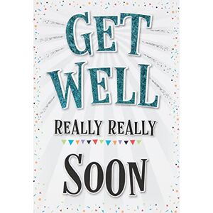 Piccadilly Greetings A11849 Grußkarte "Get Well Soon", 17,8 x 12,7 cm Piccadilly Greetings A11849 Grußkarte "Get Well Soon", 17,8 x 12,7 cm