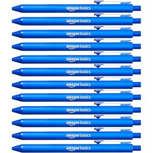 Amazon Basics Einziehbarer Kugelschreiber Blau 12er-Pack Amazon Basics Einziehbarer Kugelschreiber Blau 12er-Pack