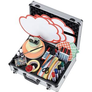 Franken Moderationskoffer Profi, Moderatorenkoffer mit Inhalt, Über 2.500 Teile für Schulungen und Meetings, Mit Griff und Schultergurt, Aluminium, UMK Franken Moderationskoffer Profi, Moderatorenkoffer mit Inhalt, Über 2.500 Teile für Schulungen und Meetings, Mit Griff und Schultergurt, Aluminium, UMK