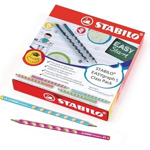 STABILO Schmaler Dreikant-Bleistift für Links- und Rechtshänder EASYgraph S 48er Pack Härtegrad HB STABILO Schmaler Dreikant-Bleistift für Links- und Rechtshänder EASYgraph S 48er Pack Härtegrad HB