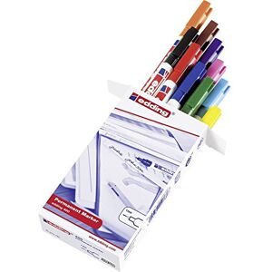 edding 400 Permanentmarker mehrfarbig 10 Stifte feine Rundspitze 1 mm wasserfest, schnell-trocknend wischfest für Karton, Kunststoff, Holz, Metall, Glas edding 400 Permanentmarker mehrfarbig 10 Stifte feine Rundspitze 1 mm wasserfest, schnell-trocknend wischfest für Karton, Kunststoff, Holz, Metall, Glas