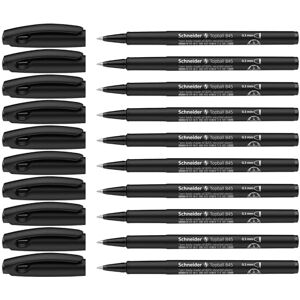 Schneider 184501 Topball 845 Tintenroller (stabiler Edelstahlspitze, 0,3 mm) 10er Packung schwarz Schneider 184501 Topball 845 Tintenroller (stabiler Edelstahlspitze, 0,3 mm) 10er Packung schwarz