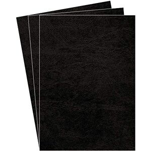 Fellowes Präsentationsdeckblatt Delta A4, 250 g/m², Lederstruktur, 100 Stück, schwarz Fellowes Präsentationsdeckblatt Delta A4, 250 g/m², Lederstruktur, 100 Stück, schwarz