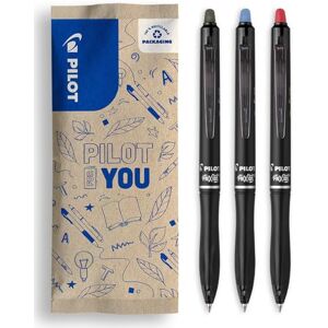 PILOT 3er-Set FriXion Ball Plus Ergonomische Radierbare Stifte Einziehbar und Nachfüllbar Hoher Schreibkomfort Aus Recyceltem Kunststoff Schwarz, Blau, Rot Mittlere Spitze PILOT 3er-Set FriXion Ball Plus Ergonomische Radierbare Stifte Einziehbar und Nachfüllbar Hoher Schreibkomfort Aus Recyceltem Kunststoff Schwarz, Blau, Rot Mittlere Spitze