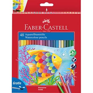 Faber-Castell 114448 Buntstifte Set Classic Colour, Aquarellstifte, 48-teilig, bruchsicher, inkl. Pinsel Faber-Castell 114448 Buntstifte Set Classic Colour, Aquarellstifte, 48-teilig, bruchsicher, inkl. Pinsel