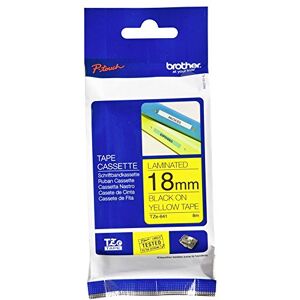 Brother Original P-touch Schriftband TZe-641 18 mm, schwarz auf gelb (kompatibel u.a. mit P-touch 1830VP, -D400/VP, -D450, -D600/VP, -P700, -2430) Brother Original P-touch Schriftband TZe-641 18 mm, schwarz auf gelb (kompatibel u.a. mit P-touch 1830VP, -D400/VP, -D450, -D600/VP, -P700, -2430)
