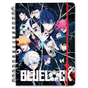 Grupo Erik Bullet Journal Dotted A5 Blue Lock Hard Cover Notizblock A5 Ringbuch Notizbuch A5 Dotted Tagebuch für Erwachsene und Kinder mit Ringbindung Offizieller Blue Lock Merch Grupo Erik Bullet Journal Dotted A5 Blue Lock Hard Cover Notizblock A5 Ringbuch Notizbuch A5 Dotted Tagebuch für Erwachsene und Kinder mit Ringbindung Offizieller Blue Lock Merch
