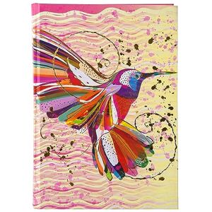 goldbuch 64273 Notizbuch Flower Kolibri, Notizheft im DIN A5 Format, Kladde mit 200 chamoisfarbene Blankoseiten, Kunstdruck mit Goldprägung und Relief, Rosa / Gelb goldbuch 64273 Notizbuch Flower Kolibri, Notizheft im DIN A5 Format, Kladde mit 200 chamoisfarbene Blankoseiten, Kunstdruck mit Goldprägung und Relief, Rosa / Gelb