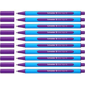 Schneider 152208 Slider Edge XB Kugelschreiber (Strichstärke: XB, dokumentenecht, Dreikant-Stift) 10er Packung, violett Schneider 152208 Slider Edge XB Kugelschreiber (Strichstärke: XB, dokumentenecht, Dreikant-Stift) 10er Packung, violett