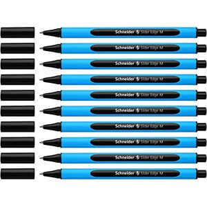 Schneider Slider Edge M Kugelschreiber (Strichstärke: M, dokumentenecht, Dreikant-Stift) 10er Packung schwarz Schneider Slider Edge M Kugelschreiber (Strichstärke: M, dokumentenecht, Dreikant-Stift) 10er Packung schwarz