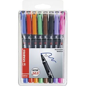 STABILO Folienstift OHPen universal permanent medium 8er Pack 8 Farben STABILO Folienstift OHPen universal permanent medium 8er Pack 8 Farben