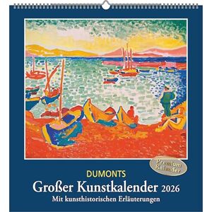 DUMONT S Großer Kunstkalender 2026 – Wandkalender 45 x 48 cm – Meisterwerke der Klassischen Moderne, Impressionisten & Expressionisten für Kunstliebhaber: Mit kunsthistorischen Erläuterungen DUMONT S Großer Kunstkalender 2026 – Wandkalender 45 x 48 cm – Meisterwerke der Klassischen Moderne, Impressionisten & Expressionisten für Kunstliebhaber: Mit kunsthistorischen Erläuterungen