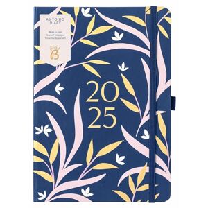 Busy B A5 Wochenplaner 2025 Terminkalender 2025 mit To-Do-Listen & Notizseiten Arbeit, Schule, Büro Marineblau Blumen Journal Wochenansicht, 3 Steckfächer & Jahresplaner Busy B A5 Wochenplaner 2025 Terminkalender 2025 mit To-Do-Listen & Notizseiten Arbeit, Schule, Büro Marineblau Blumen Journal Wochenansicht, 3 Steckfächer & Jahresplaner