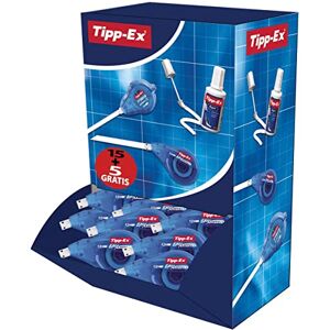 BIC Tipp-Ex Korrekturroller Easy Correct zum seitlichen Korrigieren, 12m x 4.2mm, 20er Pack, Ideal für das Büro, das Home Office oder die Schule BIC Tipp-Ex Korrekturroller Easy Correct zum seitlichen Korrigieren, 12m x 4.2mm, 20er Pack, Ideal für das Büro, das Home Office oder die Schule