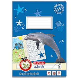 Herlitz Geschichtenheft x.book A5, Lineatur 2G, 2. Klasse, 16 Blatt, 10 Stück Herlitz Geschichtenheft x.book A5, Lineatur 2G, 2. Klasse, 16 Blatt, 10 Stück