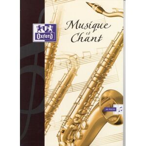 Oxford 100101475 Scolaire Schulheft, genäht, Musik und Gesang, 240 x 320 cm, 48 Seiten, 90 g Oxford 100101475 Scolaire Schulheft, genäht, Musik und Gesang, 240 x 320 cm, 48 Seiten, 90 g