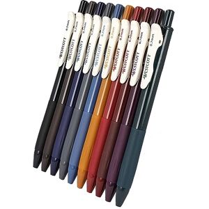 Westcott Gelstifte VINTAGE Set 10 Stück Herbstedition Gelschreiber Stifte mit 10 bunten warmen Farben 0,7mm Strichstärke für weiche, präzise Striche beim Schreiben & Zeichnen E-733901 00 Westcott Gelstifte VINTAGE Set 10 Stück Herbstedition Gelschreiber Stifte mit 10 bunten warmen Farben 0,7mm Strichstärke für weiche, präzise Striche beim Schreiben & Zeichnen E-733901 00