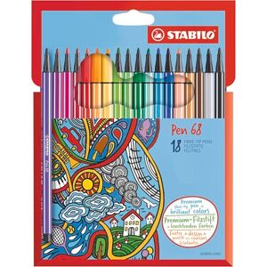 STABILO Premium-Filzstift Pen 68-18er Pack STABILO Premium-Filzstift Pen 68-18er Pack
