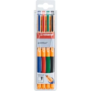 STABILO Tintenroller pointVisco 4er Pack blau, rot, grün, schwarz STABILO Tintenroller pointVisco 4er Pack blau, rot, grün, schwarz