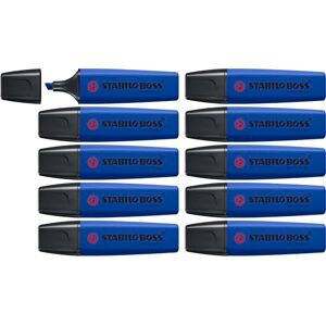 STABILO Textmarker BOSS ORIGINAL NatureCOLORS Wildflower 10er Pack ultramarinblau STABILO Textmarker BOSS ORIGINAL NatureCOLORS Wildflower 10er Pack ultramarinblau
