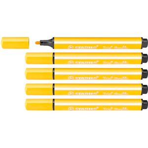 STABILO Gefederter Dreikant-Filzstift Trio Scribbi 5er Pack gelb STABILO Gefederter Dreikant-Filzstift Trio Scribbi 5er Pack gelb