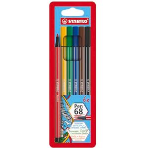 STABILO Premium-Filzstift Pen 68-6er Pack STABILO Premium-Filzstift Pen 68-6er Pack