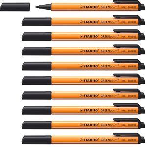 STABILO GREENpoint Fineliner Schwarz - Umweltfreundlich, 0,8 mm STABILO GREENpoint Fineliner Schwarz - Umweltfreundlich, 0,8 mm