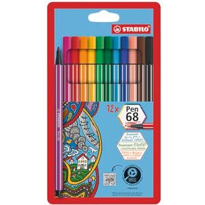 STABILO Pen 68 Filzstift Mehrfarbig - 12er Set STABILO Pen 68 Filzstift Mehrfarbig - 12er Set