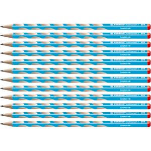 STABILO Schmaler Dreikant-Bleistift für Rechtshänder EASYgraph S in blau 12er Pack Härtegrad HB STABILO Schmaler Dreikant-Bleistift für Rechtshänder EASYgraph S in blau 12er Pack Härtegrad HB