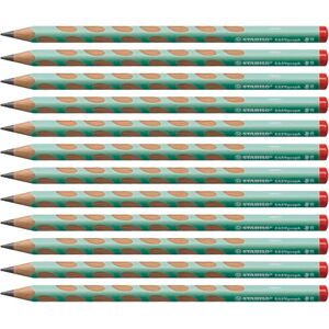 STABILO Ergonomischer Dreikant-Bleistift für Rechtshänder EASYgraph in pastellgrün 12er Pack Härtegrad HB STABILO Ergonomischer Dreikant-Bleistift für Rechtshänder EASYgraph in pastellgrün 12er Pack Härtegrad HB