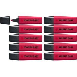 STABILO Textmarker BOSS ORIGINAL NatureCOLORS Wildflower 10er Pack burgunderrot STABILO Textmarker BOSS ORIGINAL NatureCOLORS Wildflower 10er Pack burgunderrot