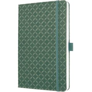 Sigel JN141 Notizbuch A5 liniert, Tagebuch Jolie, Hardcover, Gummiband, Stifteschlaufe, Einstecktasche, grün, vegan, aus nachhaltigem Papier Sigel JN141 Notizbuch A5 liniert, Tagebuch Jolie, Hardcover, Gummiband, Stifteschlaufe, Einstecktasche, grün, vegan, aus nachhaltigem Papier