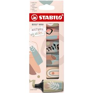 STABILO Textmarker BOSS MINI Naturevibes 6er Pack 6 Farben STABILO Textmarker BOSS MINI Naturevibes 6er Pack 6 Farben