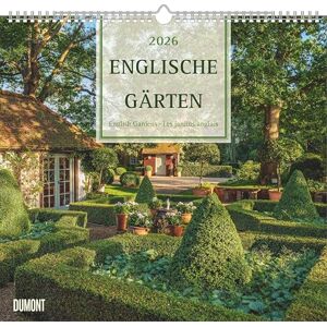 DUMONT Englische Gärten 2026 – Wandkalender 38 x 36 cm – Cottage & Landschaftsgärten für Gartenliebhaber: English Gardens Les jardins anglais DUMONT Englische Gärten 2026 – Wandkalender 38 x 36 cm – Cottage & Landschaftsgärten für Gartenliebhaber: English Gardens Les jardins anglais