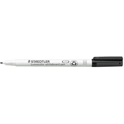 Staedtler 301-9 Lumocolor Whiteboardstift M-Spitze circa 1.0 mm, 10 Stück im Kartonetui, schwarz Staedtler 301-9 Lumocolor Whiteboardstift M-Spitze circa 1.0 mm, 10 Stück im Kartonetui, schwarz