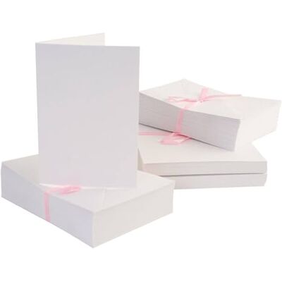 Anita's DoCrafts 100 Pack Blank Cards White A6 160 x 108 mm) Weiss Anita's DoCrafts 100 Pack Blank Cards White A6 160 x 108 mm) Weiss