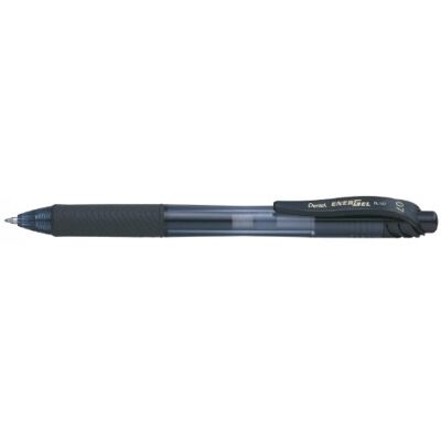 Pentel Roller Gel Energel X 0.7 BL107 Tintenroller, Schwarz, 3 Stücke Pentel Roller Gel Energel X 0.7 BL107 Tintenroller, Schwarz, 3 Stücke