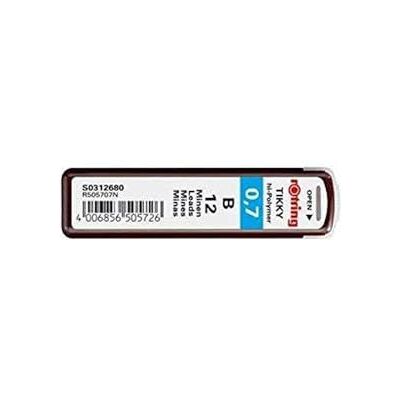 rOtring Tikky-Druckbleistift Nachfüllminen 0,7 mm B 10 Stück (120 Minen) rOtring Tikky-Druckbleistift Nachfüllminen 0,7 mm B 10 Stück (120 Minen)