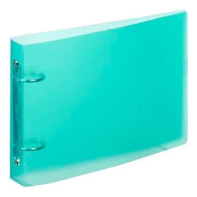 Viquel Karteiordner Bristol, 14,8 x 21 cm, weich und robust, 2 Ringe, Format A5 (25 x 16,5 cm), türkisgrün, durchscheinend Viquel Karteiordner Bristol, 14,8 x 21 cm, weich und robust, 2 Ringe, Format A5 (25 x 16,5 cm), türkisgrün, durchscheinend