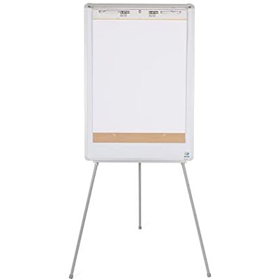 Bi-Office Earth Dreibein Flipchart, 70 x 100 cm, lackierte, trocken abwischbare Stahloberfläche, magnethaftend, Aluminiumrahmen,mit ausziehbaren Armen Bi-Office Earth Dreibein Flipchart, 70 x 100 cm, lackierte, trocken abwischbare Stahloberfläche, magnethaftend, Aluminiumrahmen,mit ausziehbaren Armen