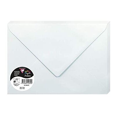 Clairefontaine 5462C 20 Umschläge Pollen C5 120g Blau Clairefontaine 5462C 20 Umschläge Pollen C5 120g Blau