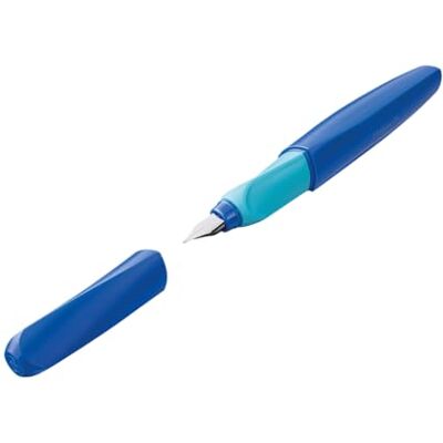 Pelikan Twist Füllhalter, Edelstahl-Feder in Strichbreite M inkl. Tintenpatrone, deep blue Pelikan Twist Füllhalter, Edelstahl-Feder in Strichbreite M inkl. Tintenpatrone, deep blue