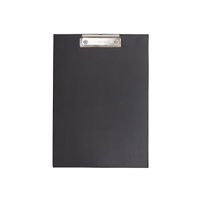MAUL Klemmbrett A4 schwarz stabile Schreibunterlage mit Aufhängeöse sicherer Halt für 80 Blatt, glatte Folienoberfläche, magnetische Rückseite, bequemes Schreiben unterwegs, griffbereit per Öse MAUL Klemmbrett A4 schwarz stabile Schreibunterlage mit Aufhängeöse sicherer Halt für 80 Blatt, glatte Folienoberfläche, magnetische Rückseite, bequemes Schreiben unterwegs, griffbereit per Öse