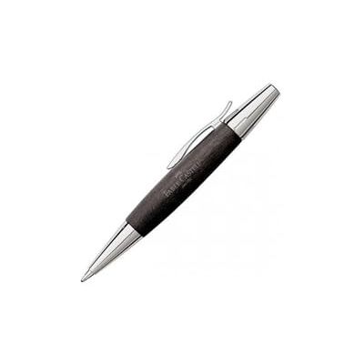 Faber-Castell Kugelschreiber e-motion Birnbaum Schwarz, Mine B Schaft aus Birnbaumholz mit schwarzer Großraummine und verchromten Metallakzenten Faber-Castell Kugelschreiber e-motion Birnbaum Schwarz, Mine B Schaft aus Birnbaumholz mit schwarzer Großraummine und verchromten Metallakzenten