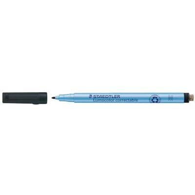 Staedtler Lumocolor 305 correctable M – Schwarz, 10er Set, 1,0 mm Abwischbarer Folienstift für glatte Oberflächen – Whiteboardstifte – Art.-Nr. 305 M-9 Staedtler Lumocolor 305 correctable M – Schwarz, 10er Set, 1,0 mm Abwischbarer Folienstift für glatte Oberflächen – Whiteboardstifte – Art.-Nr. 305 M-9